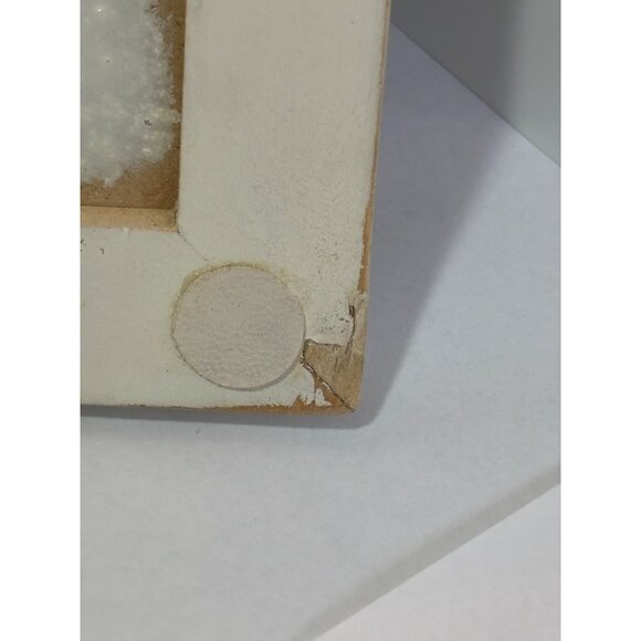 Hand-Painted Ceramic Tile Wall Hanging With Hummingbird & Floral Design In Woode - Picture 7 of 9